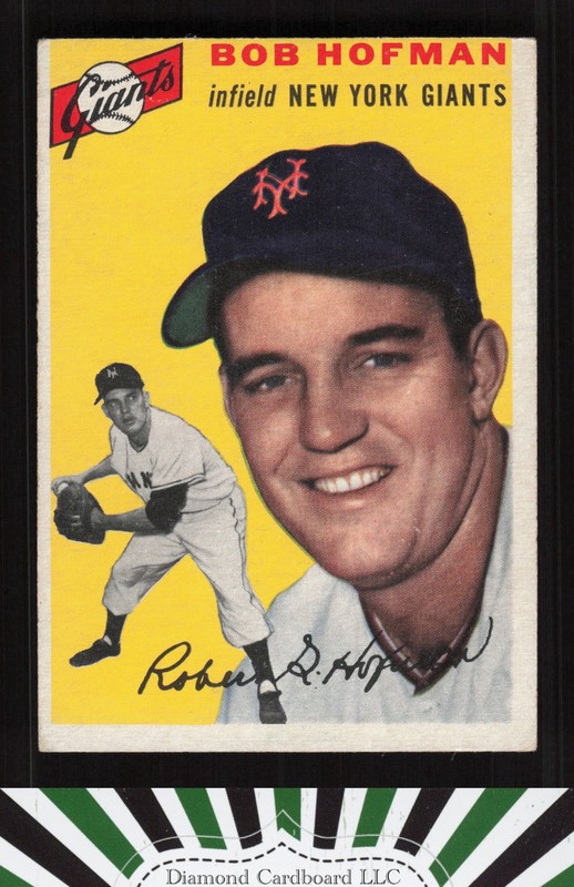 1954 Topps #99 Bobby Hofman VGEX c, front