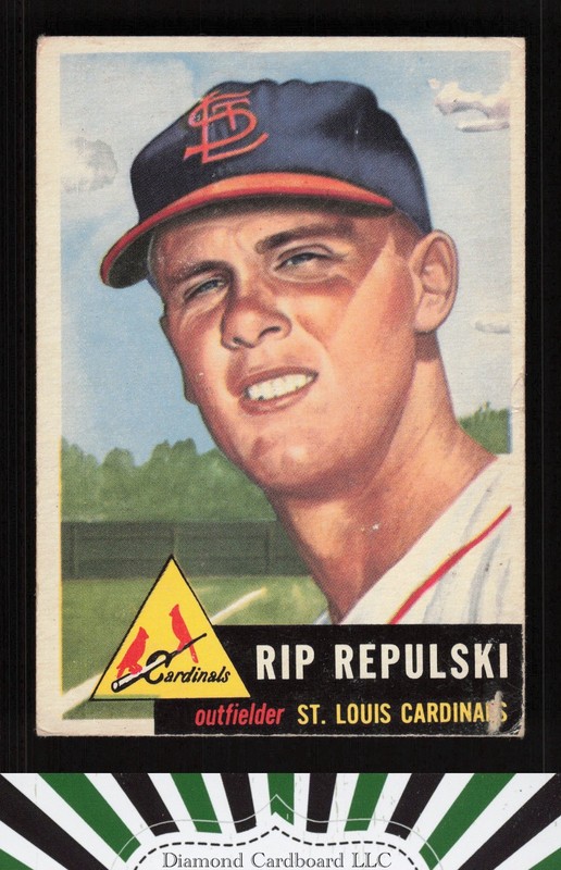 1953 Topps #172 Rip Repulski PR a, front