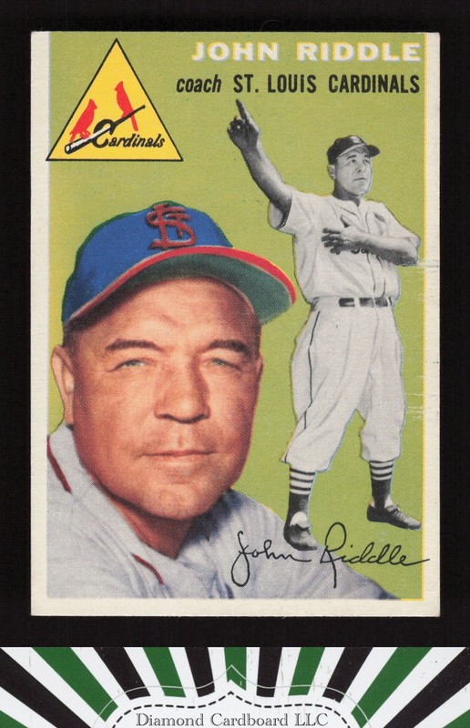 1954 Topps #147 Johnny Riddle EX [STUNNING] g, front