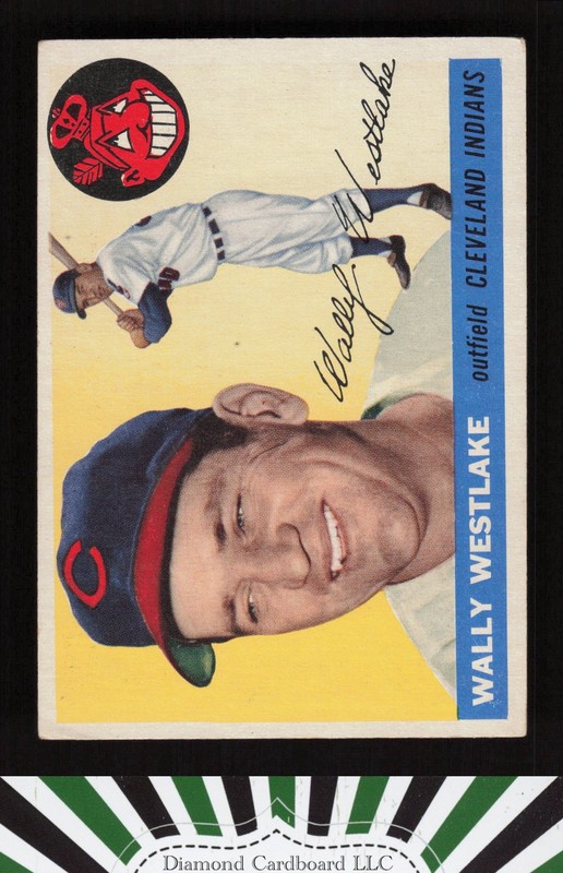 1955 Topps #102 Wally Westlake VGEX g, front