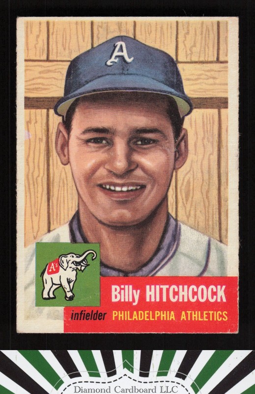 1953 Topps #17 Billy Hitchcock GD b, front