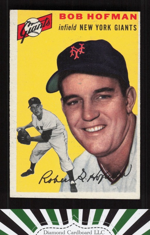 1954 Topps #99 Bobby Hofman EX+ l, front
