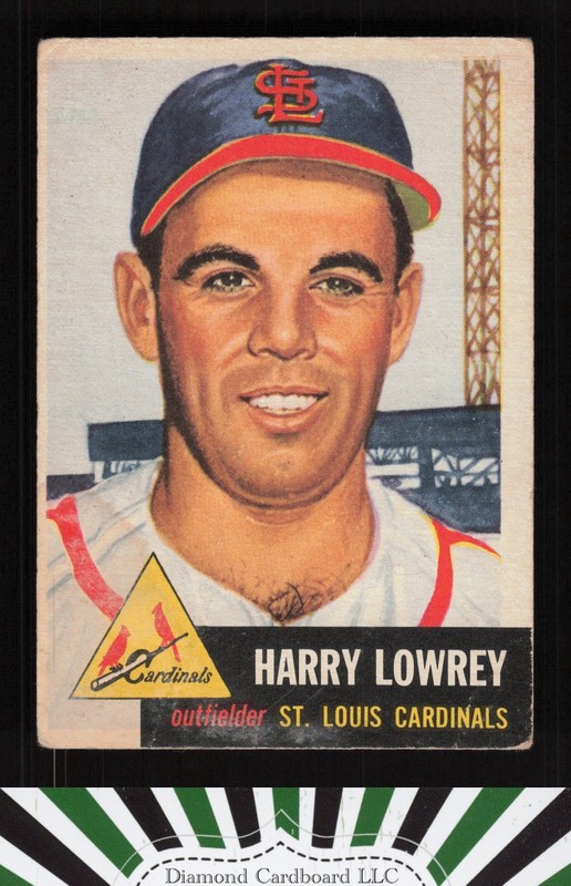 1953 Topps #16 Peanuts Lowrey GD a, front