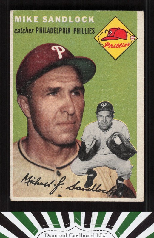 1954 Topps #104 Mike Sandlock VGEX (MK) l, front