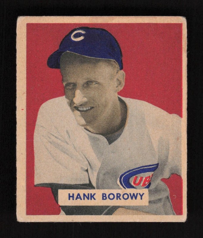 1949 Bowman #134 Hank Borowy VG, front