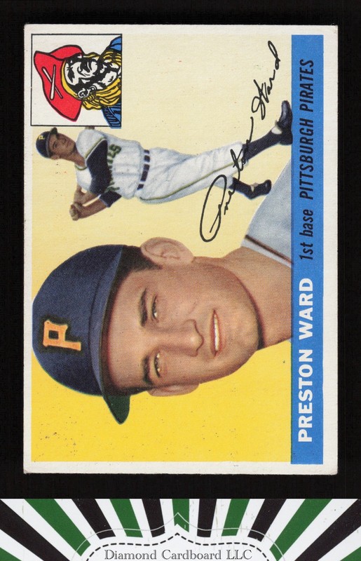 1955 Topps #95 Preston Ward VGEX+ k, front
