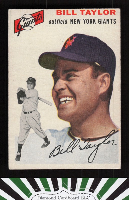 1954 Topps #74 Bill Taylor VGEX e, front