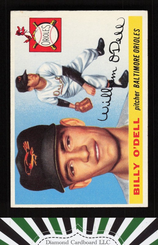 1955 Topps #57 Billy O'Dell VG+ c, front