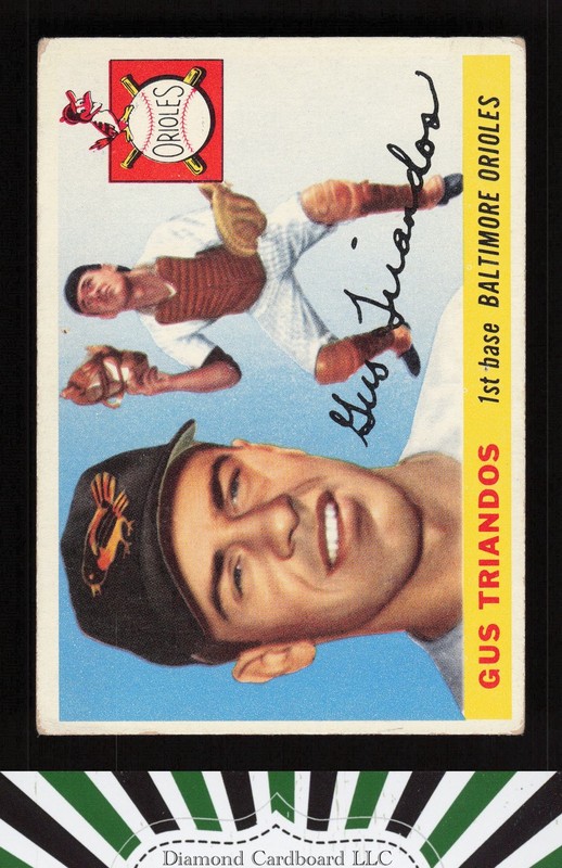 1955 Topps #64 Gus Triandos VG+ f, front