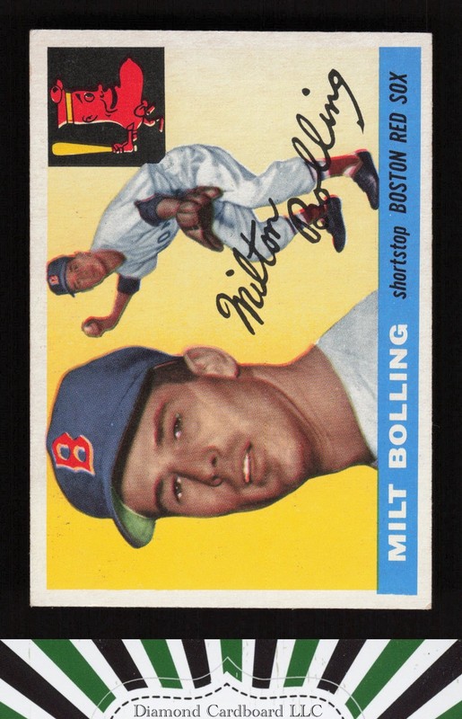 1955 Topps #91 Milt Bolling EXMT k, front