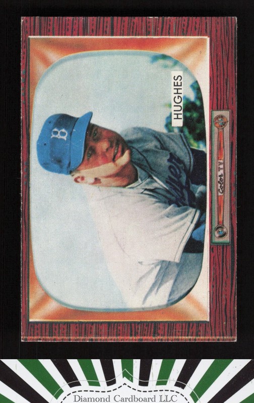 1955 Bowman #156 Jim Hughes EX, front