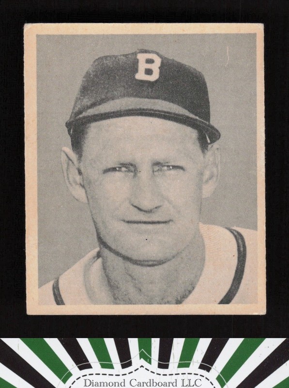 1948 Bowman #1 Bob Elliott EX b, front