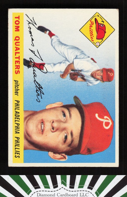 1955 Topps #33 Tom Qualters VGEX [CENTERED] l, front