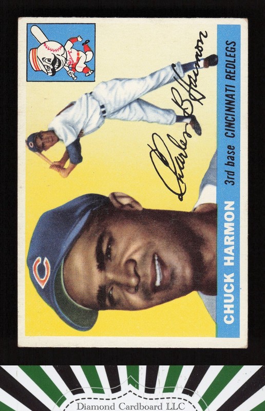1955 Topps #82 Chuck Harmon VGEX+ j, front