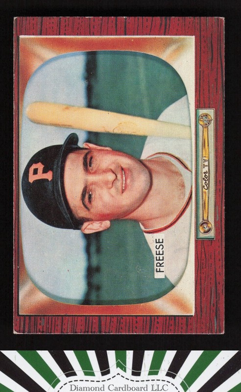 1955 Bowman #84 George Freese VGEX+, front