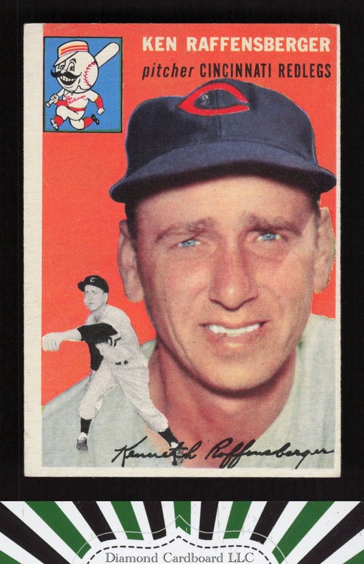 1954 Topps #46 Ken Raffensberger VGEX h, front