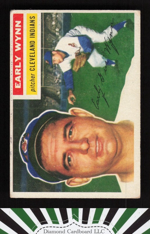 1956 Topps #187 Early Wynn VG d, front