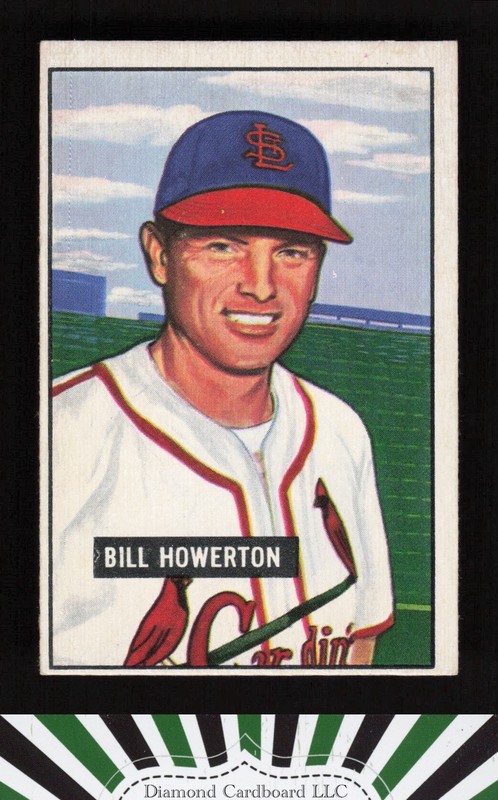 1951 Bowman #229 Bill Howerton VGEX, front