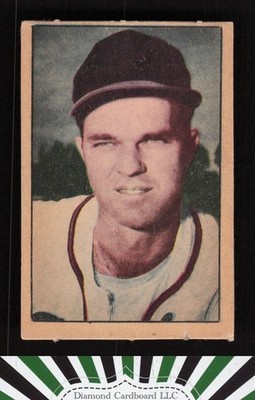1952 Berk Ross # Johnny Sain GD, front