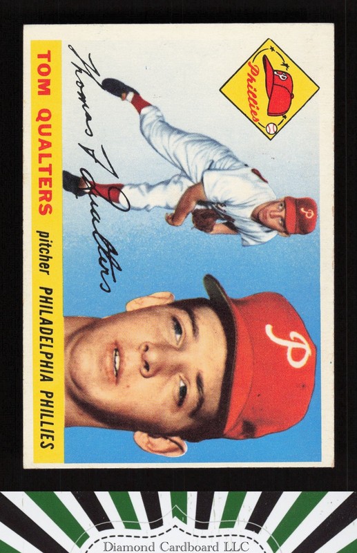1955 Topps #33 Tom Qualters VGEX+ j, front