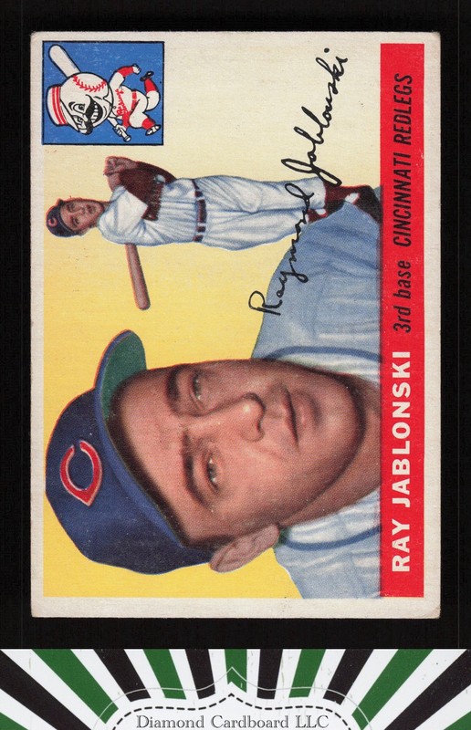1955 Topps #56 Ray Jablonski VG d, front