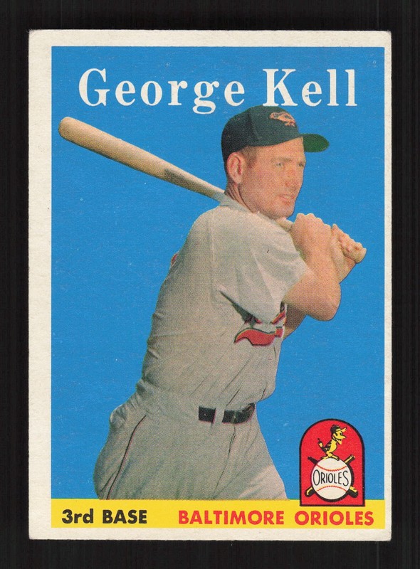 1958 Topps #40 George Kell VGEX l, front