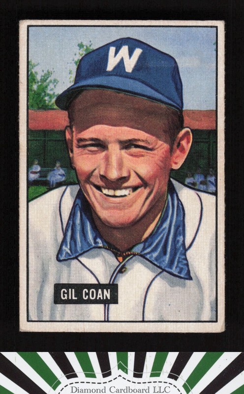 1951 Bowman #18 Gil Coan VGEX, front