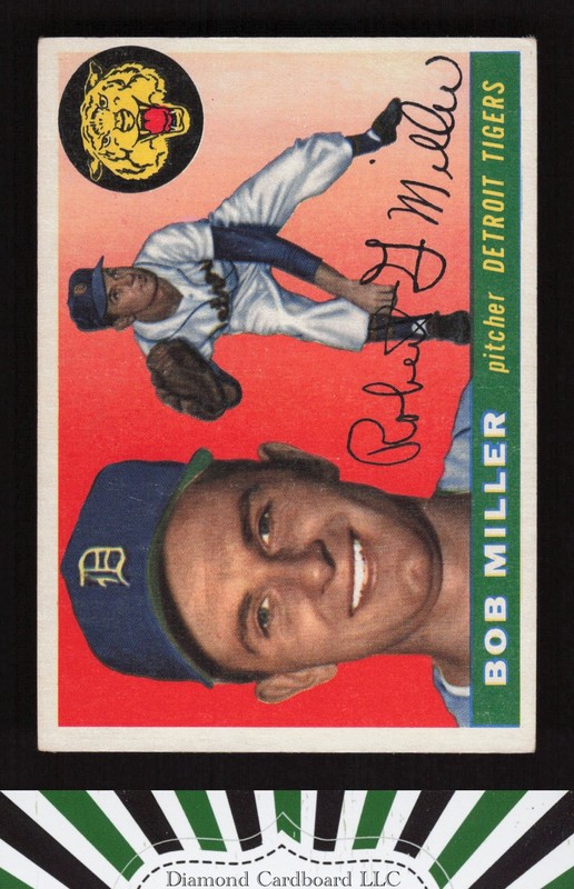 1955 Topps #9 Bob Miller VGEX+ j, front