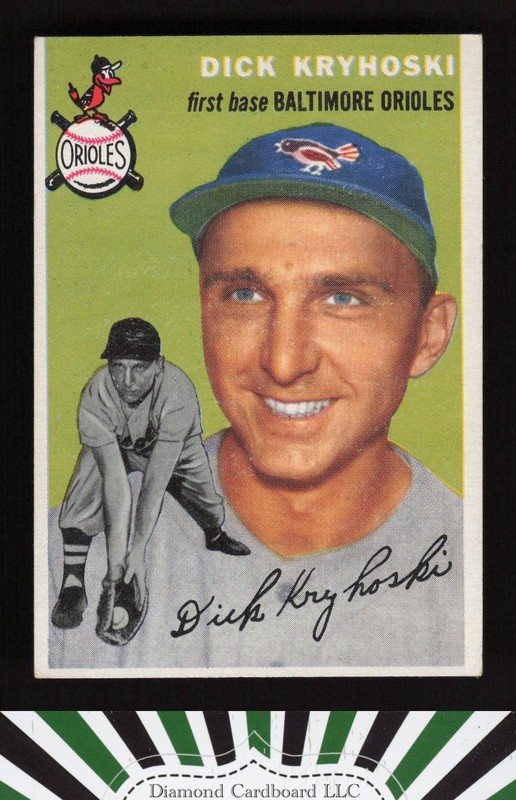 1954 Topps #150 Dick Kryhoski VGEX+ e, front