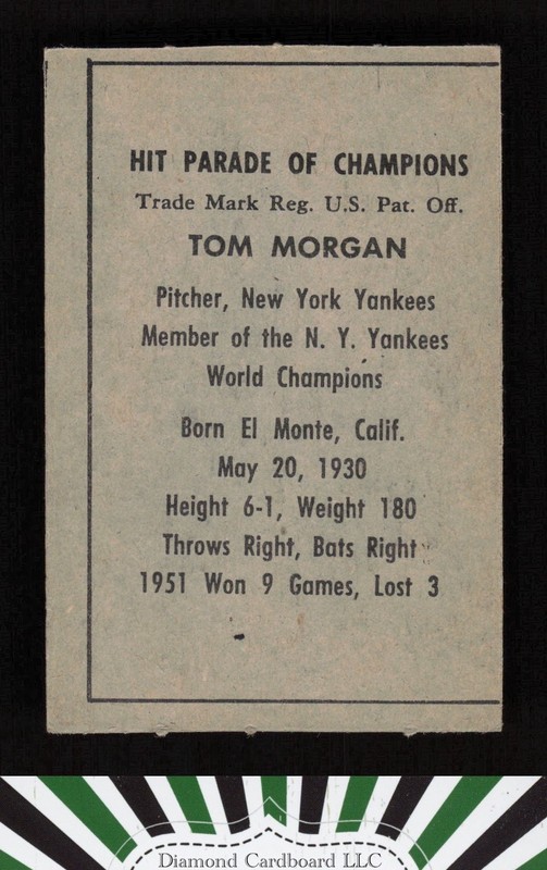 1952 Berk Ross Tom Morgan EXMT, back