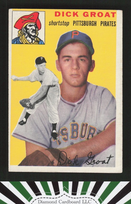 1954 Topps #43 Dick Groat VGEX a, front