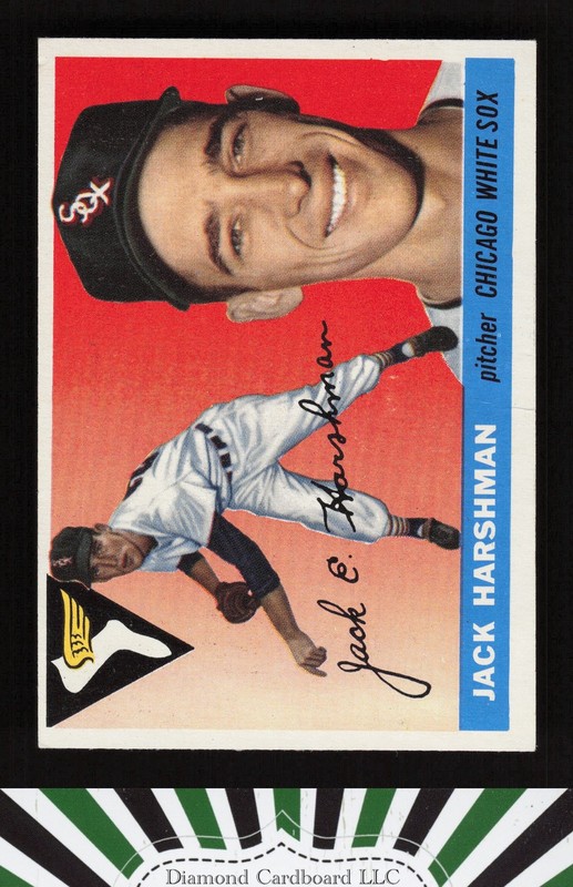 1955 Topps #104 Jack Harshman GD a, front