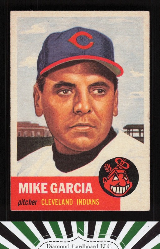 1953 Topps #75 Mike Garcia VGEX+ [CENTERED] f, front