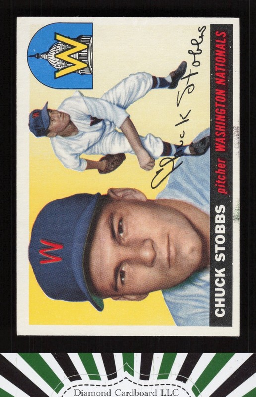 1955 Topps #41 Chuck Stobbs EX c, front