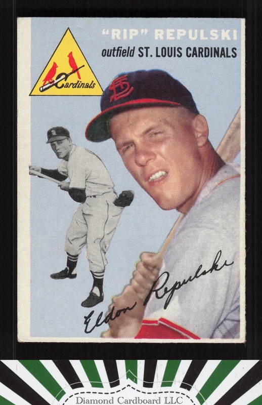1954 Topps #115 Rip Repulski VG n, front