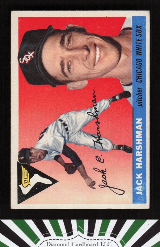 1955 Topps #104 Jack Harshman VGEX j, front