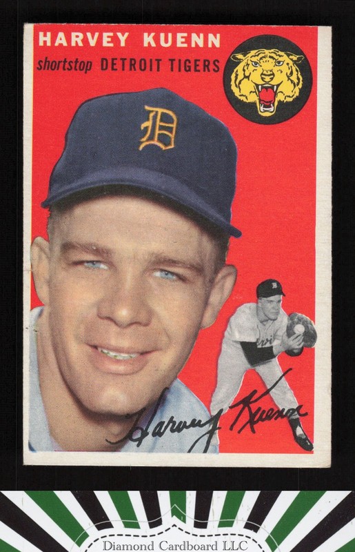 1954 Topps #25 Harvey Kuenn VGEX+ a, front