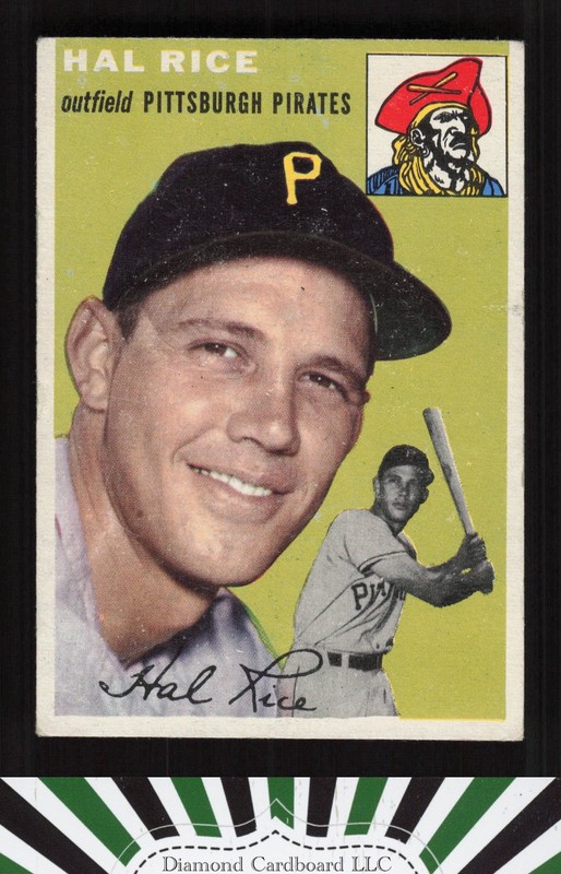 1954 Topps #95 Hal Rice GD [CENTERED] c, front