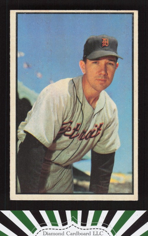 1953 Bowman Color #100 Bill Wight VGEX a, front