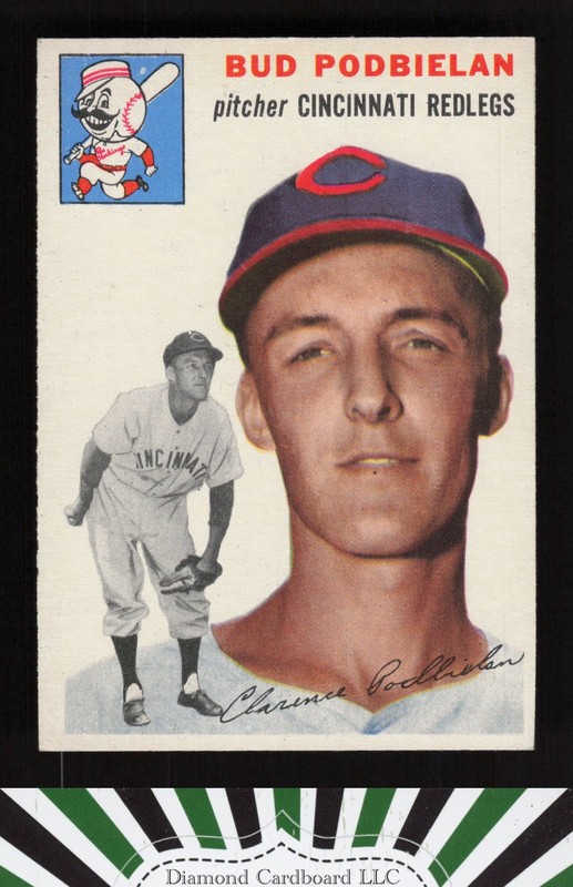 1954 Topps #69 Bud Podbielan NM l, front
