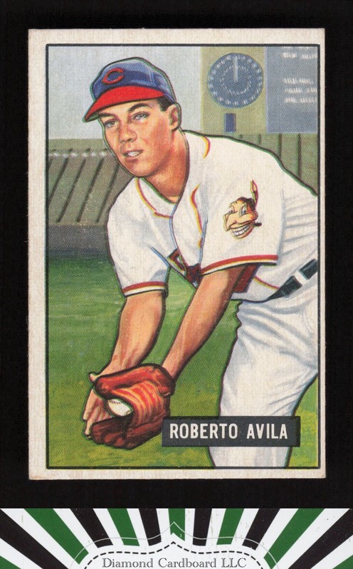 1951 Bowman #188 Roberto Avila VGEX, front
