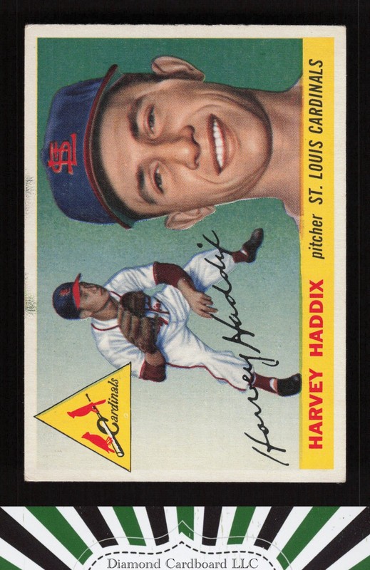 1955 Topps #43 Harvey Haddix VGEX [CENTERED] j, front