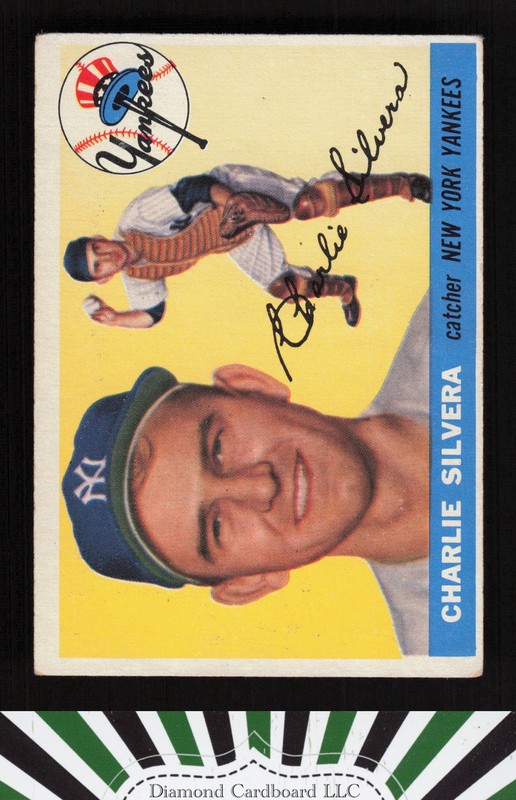 1955 Topps #188 Charlie Silvera VG+ g, front