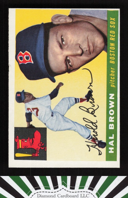 1955 Topps #148 Hal Brown VG a, front