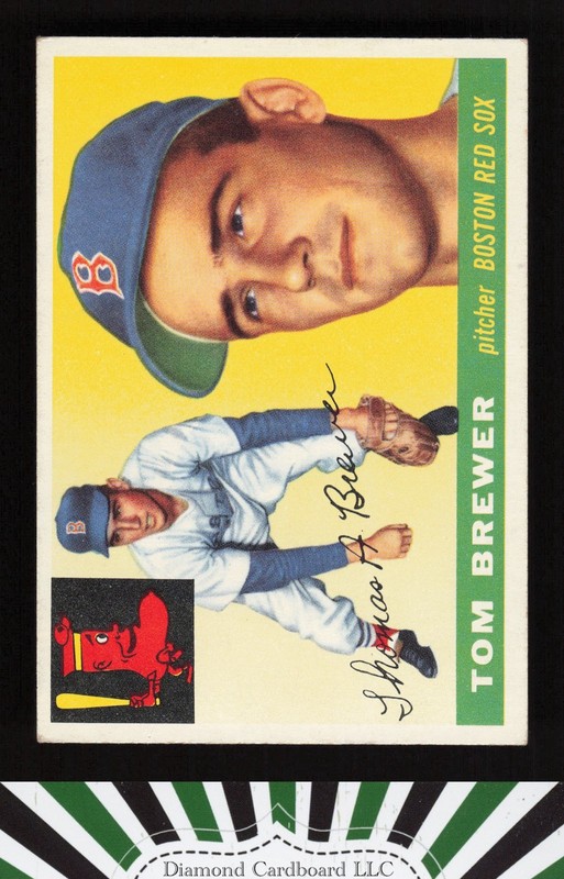 1955 Topps #83 Tom Brewer EX+ m, front
