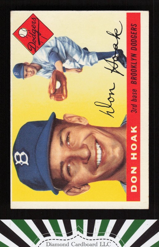 1955 Topps #40 Don Hoak VGEX o, front