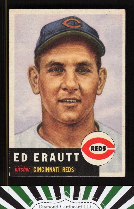1953 Topps #226 Ed Erautt VGEX c, front