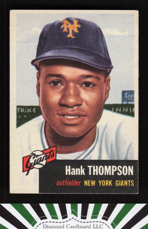1953 Topps #20 Hank Thompson EX+ f, front