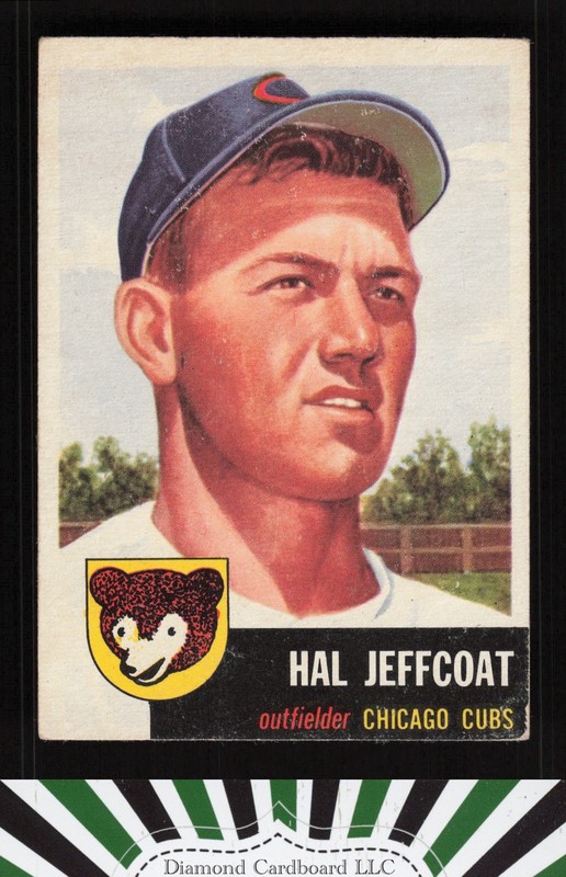 1953 Topps #29 Hal Jeffcoat VGEX i, front