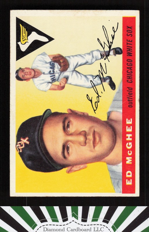 1955 Topps #32 Ed McGhee VGEX f, front